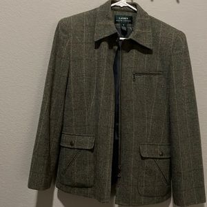 Ralph Lauren green vintage women jacket from 70s!